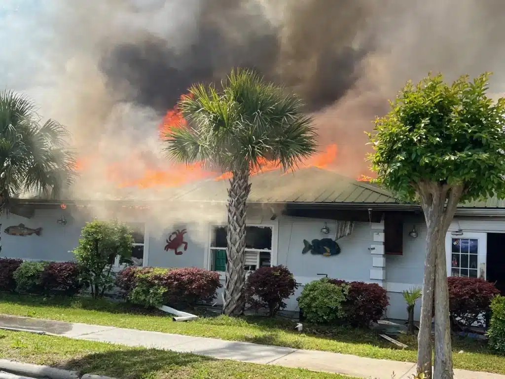 Ellas Restaurant In Calabash Nc Fire